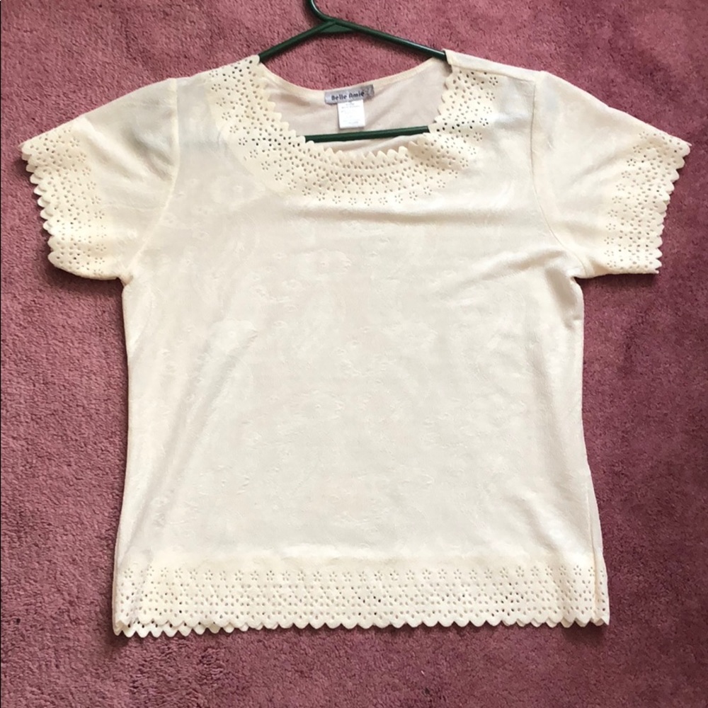 Ivory lace top